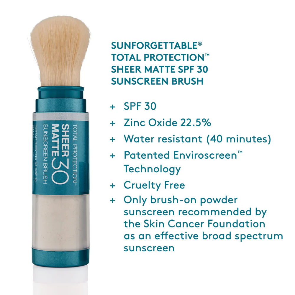Sunforgettable Total Protection, Sheer Matte Sunscreen Brush SPF 30