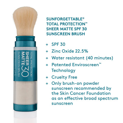Sunforgettable Total Protection, Sheer Matte Sunscreen Brush SPF 30